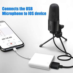 img 1 attached to 📸 Адаптер камеры iPhone iPad USB, Кабель-адаптер AkHolz USB 3.0 OTG для набора подключения камеры, Подключение USB к адаптеру iPhone - Не требуется установка приложения