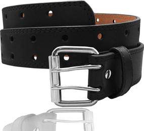 img 2 attached to 🏻 GK Eurosport Women's Thick Wide 2 Hole Leather Belt - BN9041: Enhanced Style and Durability for Fashion-Forward Ladies