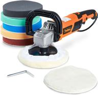 🚗 vonhaus 7-inch rotary polisher, 6 variable speeds and accessory kit, with 7 polish/buff/smooth/finish pads - 10-amp, 600-3000 rpm for enhanced performance on cars, boats, wood, metal, tiles, plastic, and vehicles logo