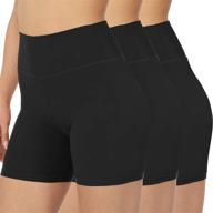 ododos women's high waisted shorts: super 🩳 soft lightweight basic shorts with 5&#34; / 8&#34; inseam logo