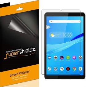img 2 attached to 📱 3-Pack Supershieldz Screen Protector for Lenovo Smart Tab M8/Tab M8 HD (8-inch), High Definition PET Clear Shield
