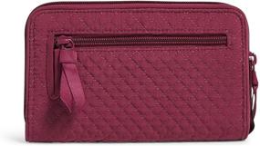 img 2 attached to 👜 Streamlined Elegance: Vera Bradley Microfiber Turnlock Handbags & Wallets with Enhanced Protection