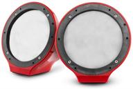 ds18 nxl-js6/rd red flat mount speaker pod universal enclosure 6 logo