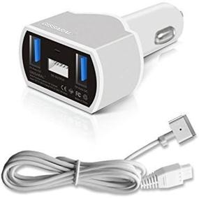 img 3 attached to GISSARAL 90W Laptop Car Charger: Quick Charging for MacBook Pro, MacBook Air, Apple & Android Devices