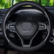 shiawasena universal steering breathable anti slip interior accessories logo