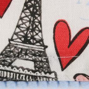 img 3 attached to 🗼 Набор кухонных полотенец DII, вдохновленных Парижем, с дизайном Эйфелевой башни (4 штуки) - коллекция "Love Paris
