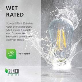 img 1 attached to 🔌 Sunco Lighting Dimmable Waterproof Industrial Electrical for Restaurant Use