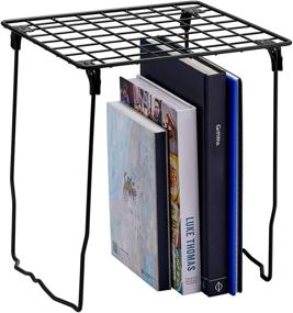 img 3 attached to 📚 LockerMate Stac-A-Shelf Extra Tall Locker Organizer Shelf - Stackable, Black - Fits Standard Size School Lockers