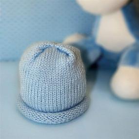 img 1 attached to 🎁 Premium Bundle: Bernat Softee Baby Yarn - 6 Pack (Pale Blue) with Pattern Included