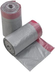 img 4 attached to 🗑️ Qsbon 3 Gallon Gray Drawstring Trash Bag, Pack of 125