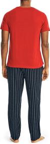 img 3 attached to 👔 Nautica Men's Medium Flannel Pajama Set