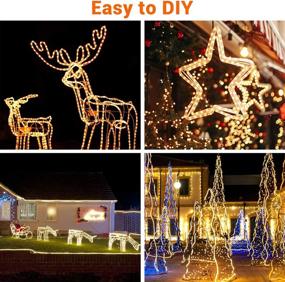 img 3 attached to 🌟 Enhance Your Outdoor Space with 66ft LED Rope Lights by OxyLED: Waterproof, Remote Controlled, 7 Modes for Christmas, Parties, Weddings, and More!