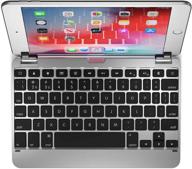 💻 brydge 7.9 keyboard for ipad mini 4th and 5th gen, aluminum, wireless, rotating hinges, 180 degree viewing - silver logo