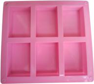 rectangle silicone soap mold reusable logo