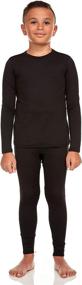 img 3 attached to Bodtek Boys Thermal Underwear Set Sports & Fitness