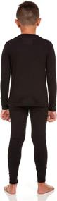 img 1 attached to Bodtek Boys Thermal Underwear Set Sports & Fitness