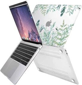 img 1 attached to MOSISO MacBook Air 13 inch Case 2021 2020 2019 2018 Release A2337 M1 A2179 A1932 Retina Display Touch ID, Transparent Plastic Plants Hard Shell Case with Keyboard Cover and Screen Protector