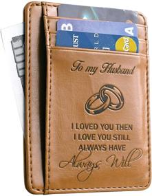 img 3 attached to 💼 Preserving Precious Memories: Anniversary Wallet Holder for Husbands