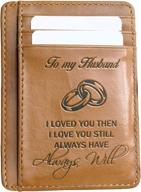 💼 preserving precious memories: anniversary wallet holder for husbands logo