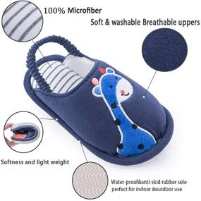 img 3 attached to 🩺 Ultimate Comfort for Boys: Lightweight Microfiber Cushioning Slippers with Unbeatable Comfort