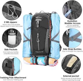 img 2 attached to 🎒 Waterproof Hiking Backpack Camping Daypack