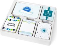 👶 project life 380540 core edition-baby boy kit (616 piece), blue/white/green logo