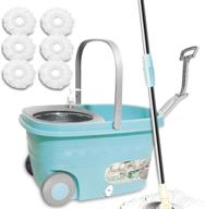 🧹 favbal spin mop & bucket set with 6 refills - effortless floor cleaning for home hardwood floors and tiles logo