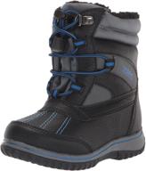 busting cold with totes: insulated rubber shoelace boys' shoes for the great outdoors logo