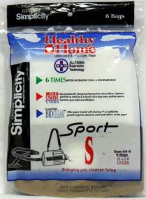 img 2 attached to 🧹 Simplicity Vacuum Bags SS-6 Type S: Sport 6 Bags for Ultimate Cleaning Power