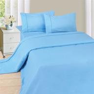 luxury at its best: lavish home 1200 sheet series in twin extra long, blue logo