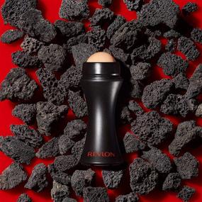 img 1 attached to 🌋 Revlon Volcanic Face Roller: Oil-Absorbing & Reusable Skincare Tool for Home or On-the-Go Mini Massage