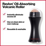 🌋 revlon volcanic face roller: oil-absorbing & reusable skincare tool for home or on-the-go mini massage logo