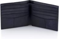 dark brown leather men's accessories: stealth mode wallets, card cases & money organizers logo