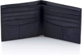 img 4 attached to Dark Brown Leather Men's Accessories: Stealth Mode Wallets, Card Cases & Money Organizers