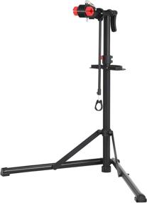 img 4 attached to SONGMICS Heavy-Duty Bike Workstation, Black USBR07B - Sturdy Bike Repair Stand