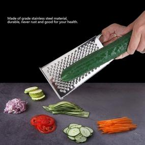 img 1 attached to High-Quality Stainless Steel Vegetable Peeler | Carrot and Potato Peelers 🥕 | Veggie and Fruit Peeler Slicer Box Grater Cutter for Easy Kitchen Prep