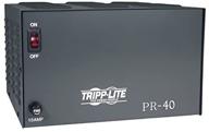 tripp lite pr40 источник постоянного тока - 40 ампер, входное напряжение 120 в переменного тока на выходе 13,8 в постоянного тока - соответствует требованиям taa и gsa. логотип