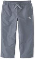childrens place windpant slate 7h 8h boys' clothing and pants logo