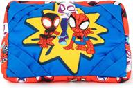 marvel spidey and his amazing friends team spidey small ipad tablet pillow - premium support rest holder for soft comfort (official marvel product) logo