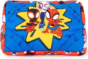 img 4 attached to Marvel Spidey and His Amazing Friends Team Spidey Small iPad Tablet Pillow - Premium Support Rest Holder for Soft Comfort (Official Marvel Product)