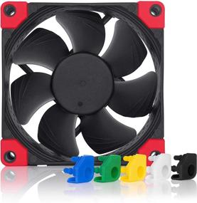 img 4 attached to 🌀 Enhance Your Cooling with Noctua NF-A8 PWM chromax.Black.swap Premium Quiet Fan (80mm, Black)