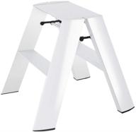 🪜 hasegawa ladders lucano step stool wide 2, white: high quality and multi-functional logo
