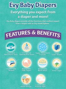 img 3 attached to Parents' Choice Size 3 Overnight Diapers - 184 Count (4 Packs of 46) | Elastic Side Stretch | New Dryshield System | One Month Supply Pack