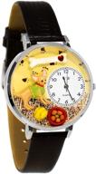 🐶 charming chihuahua watch: silver large style by whimsical gifts logo