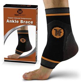 img 4 attached to 👣 Ultimate Compression Silicone Anti-Microbial Fasciitis Achilles Support: Say Goodbye to Foot Pain!