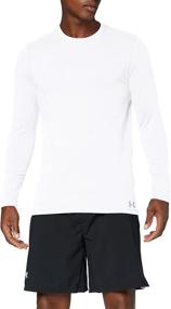 img 4 attached to 🔥 Premium Performance: Under Armour Men's ColdGear Fitted Crew Long Sleeve T-Shirt – Stay Warm and Comfortable All Day