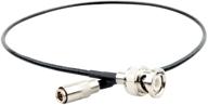 🔌 optimized sdi cable: compatible with blackmagic bmcc/bmpcc video assist 4k transmission (length: 19.67 inches/50cm) logo