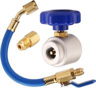 🔧 lichamp r134a self-sealing can tap, ac refrigerant adapter with ball valve and tank adapter - r134a can adapter valve, fits 1/4 or 1/2 fitting hose logo