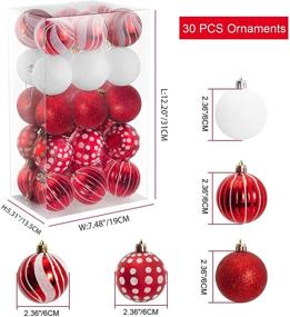 img 1 attached to AGM Shatterproof Christmas Ornaments Decorative