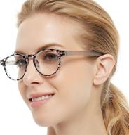 👓 occi chiari blue light blocking computer reading glasses for women - anti eyestrain, anti glare lenses with uv protection logo